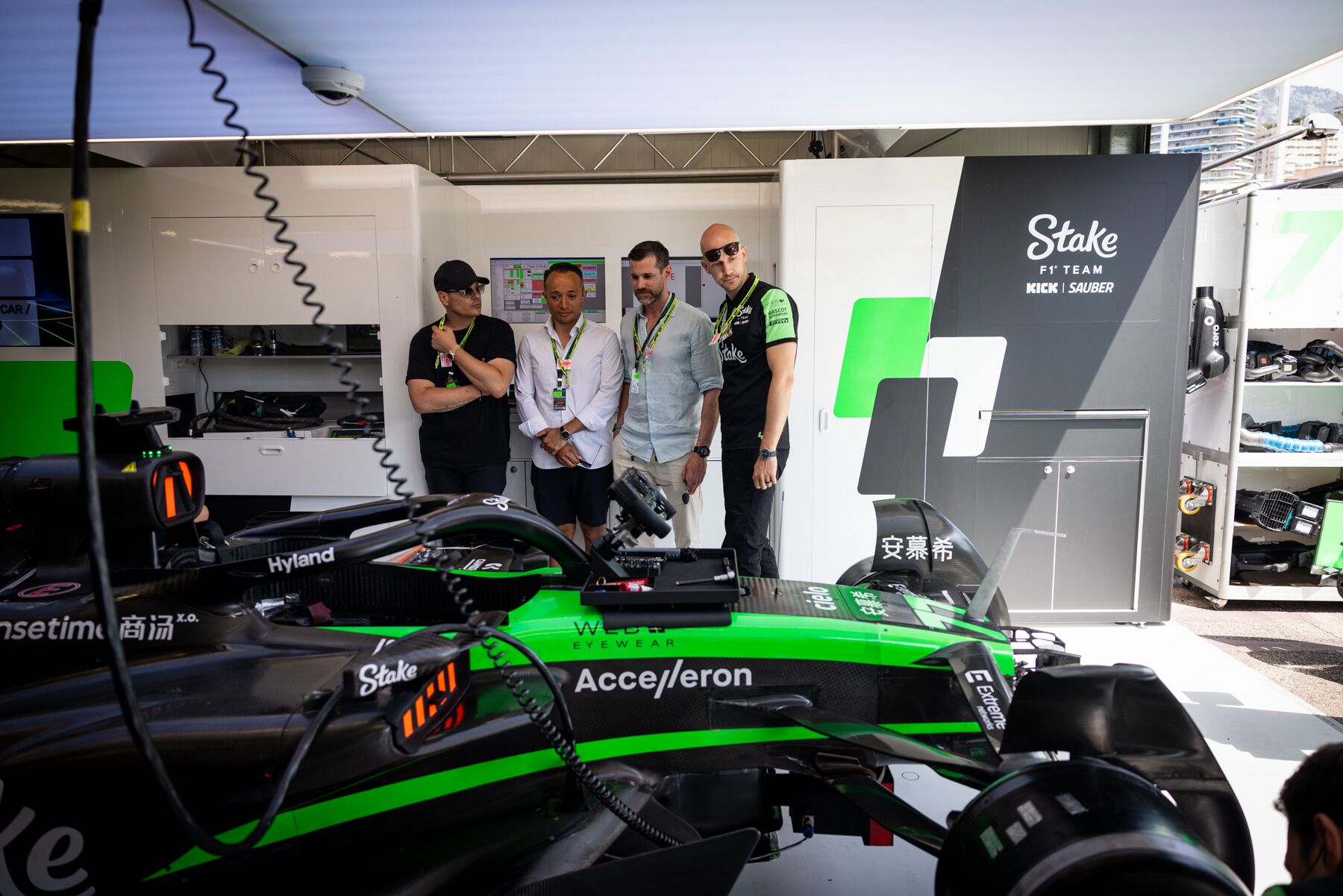 Stake F1® Team KICK Sauber Garage Tour Inclusion